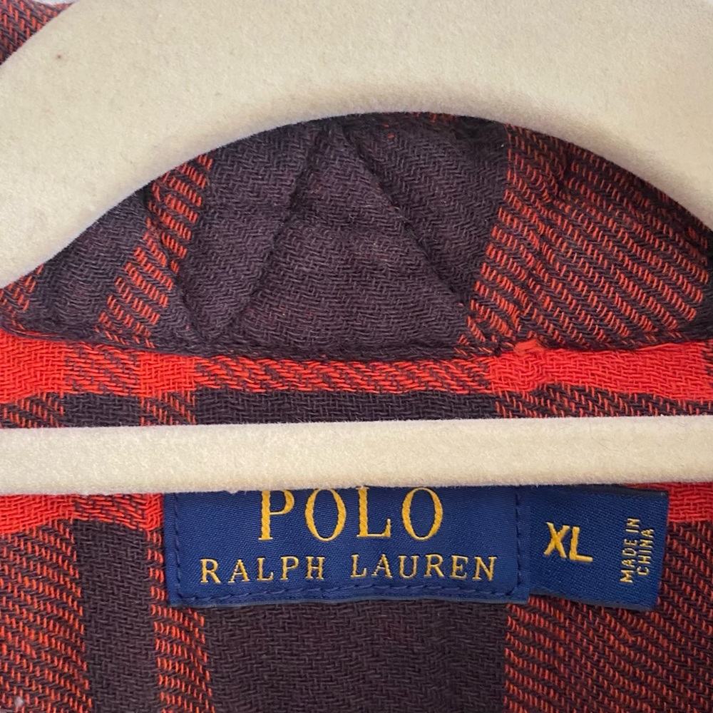 POLO Ralph Lauren women’s Black and Red Checkered Shirt XL - Picture 3 of 8